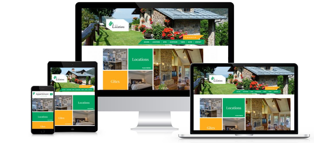 Site responsive adaptable tout écran
